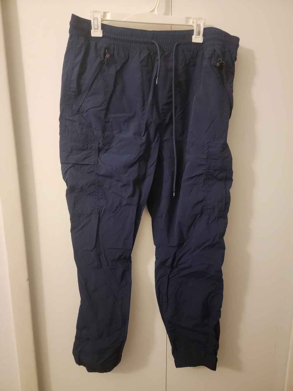 Aéropostale Women's XL Navy Cargo Jogger Pants Lightweight Drawstring
